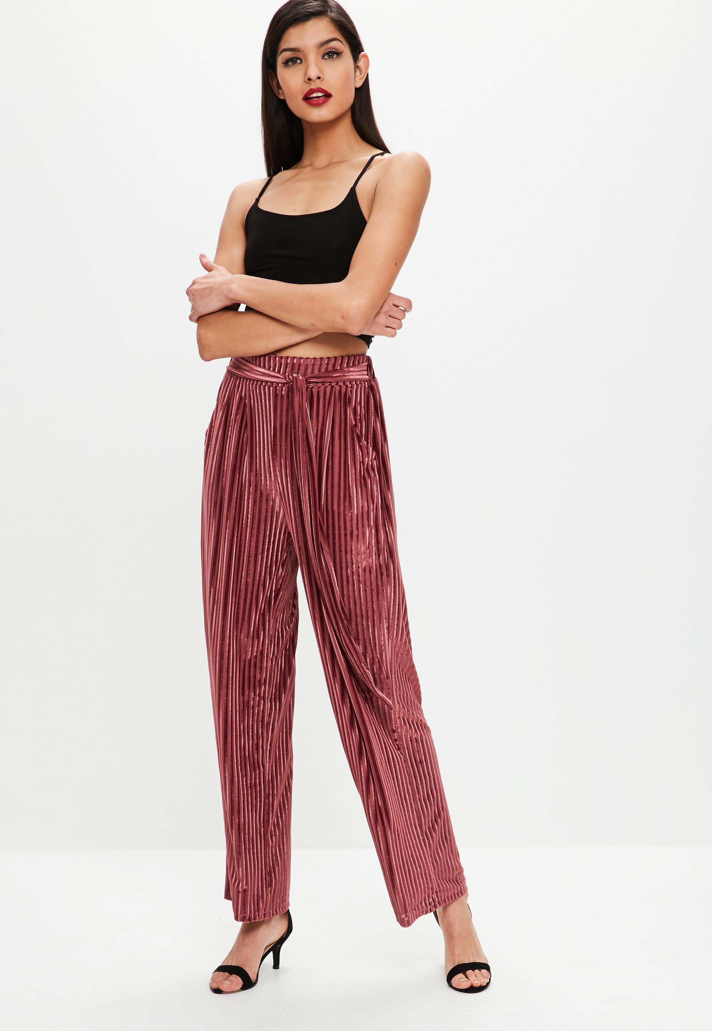 Red check funky pants – Styles By Tumi